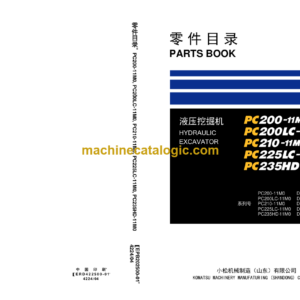 Komatsu PC200-11MO, PC200LC-11MO, PC210-11MO, PC225LC-11MO, PC235HD-11MO Hydraulic Excavator Parts Book (DBDA(B,C,D,E)0001 and up)