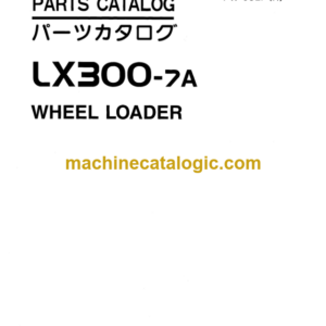 Hitachi LX300-7A Wheel Loader Parts Catalog