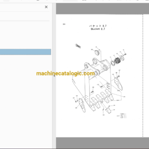 Hitachi EX200,EX200LC Hydraulic Excavator Full Parts Catalog