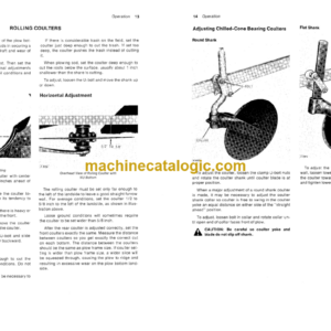 John Deere F3350 and F3450 Series Drawn Moldboard Plows Operator’s Manual (OMA17987)