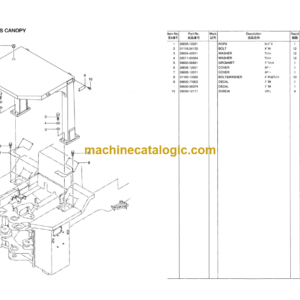 Hitachi LX300-7A Wheel Loader Parts Catalog