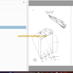 Hitachi EX220-2,EX220LC-2 Excavator Full Parts Catalog