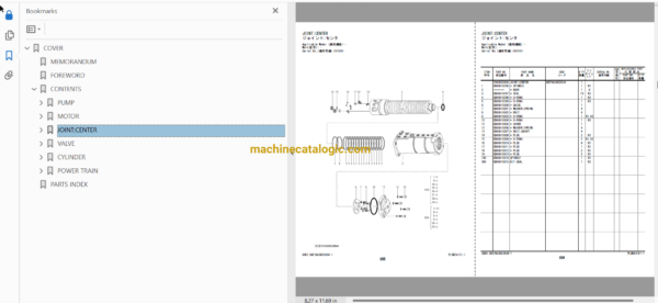 Hitachi ZAXIS190W-5A Wheeled Excavataor Full Parts Catalog