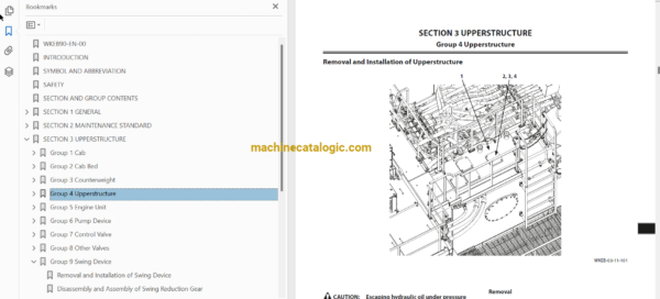 EX2600-7B Tier 4 Final Cummins Engine Technical and Workshop Manual