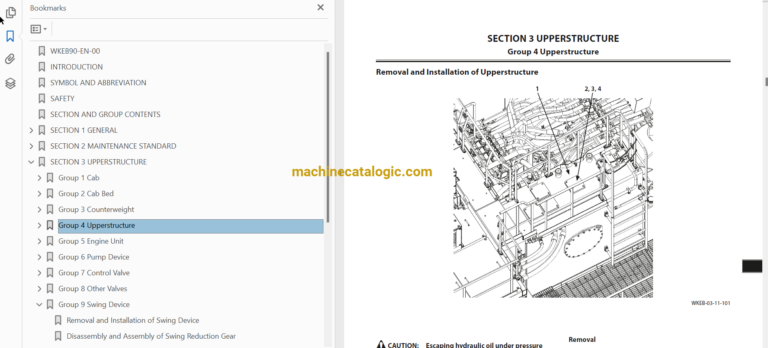 EX2600-7B Tier 4 Final Cummins Engine Technical and Workshop Manual
