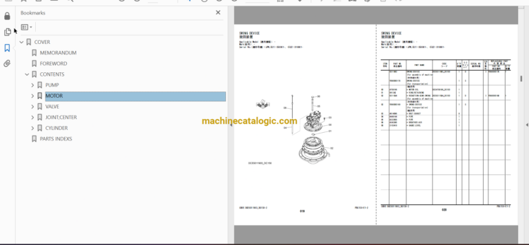Hitachi ZX240-6,ZX240LC-6,ZX250H-6,ZX250LCH-6,ZX250K-6,ZX250LCK-6,ZX250LC-6,ZX250LCN-6 Hydraulic Excavator Full Parts and Engine Parts Catalog