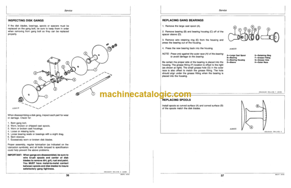 John Deere 555 Offset Disk Operator's Manual (OMA47556)