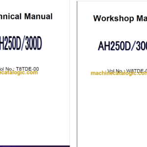 Hitachi AH250-D, AH300-D Articulated Dump Truck Technical and Workshop Manual