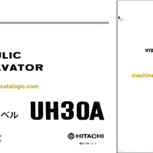 Hitachi UH30A Hydraulic Excavator Full Parts Catalog