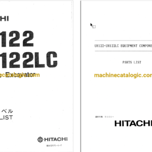 Hitachi UH122,UH122LC Hydraulic Excavator Full Parts Catalog