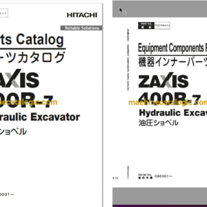 Hitachi ZX400R-7 Hydraulic Excavator Full Parts Catalog