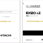 Hitachi EX120-5Z Excavator Full Parts Catalog