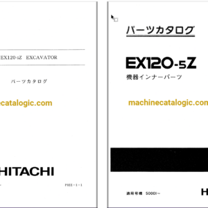 Hitachi EX120-5Z Excavator Full Parts Catalog