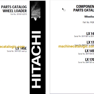 Hitachi LX145E-1 Wheel Loader Full Parts Catalog