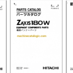 Hitachi ZX180W Wheeled Excavator Full Parts and Engine Parts Catalog