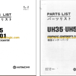 Hitachi UH35,UH501 Hydraulic Excavator Full Parts Catalog