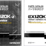 Hitachi EX120K-2 Excavator Full Parts Catalog