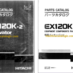 Hitachi EX120K-2 Excavator Full Parts Catalog