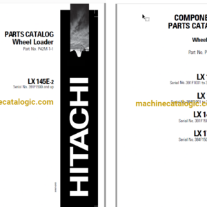 Hitachi LX145E-2 Wheel Loader Full Parts Catalog