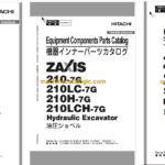 Hitachi ZX210-7G Series Full Parts Catalog