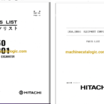 Hitachi UH50,UH801 Hydraulic Excavator Full Parts Catalog