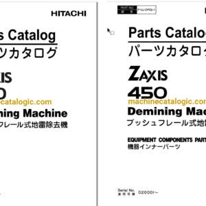 Hitachi ZX450 Deming Machine Full Parts Catalog