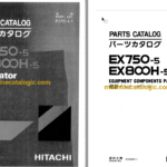 Hitachi EX750-5,EX800H-5 Excavator Full Parts Catalog