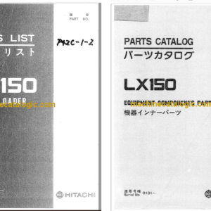 Hitachi LX150 Wheel Loader Full Parts Catalog