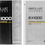 Hitachi EX1000 Hydraulic Excavator Full Parts Catalog