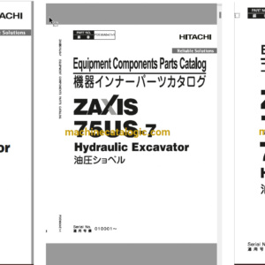 Hitachi ZX75US-7 Full Parts and Engine Parts Catalog