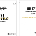 Hitachi UH171,UH171LC Hydraulic Excavator Full Parts Catalog