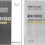 Hitachi EX1100 Excavator Full Parts Catalog