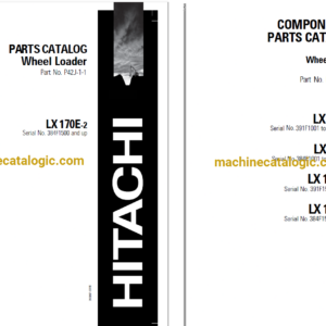 Hitachi LX170E-2 Wheel Loader Full Parts Catalog