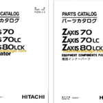 Hitachi ZX70,ZX70LC,ZX80LCN Excavator Full Parts Catalog