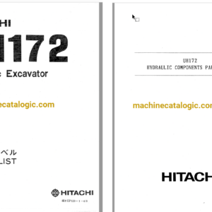 Hitachi UH172 Hydraulic Excavator Full Parts Catalog