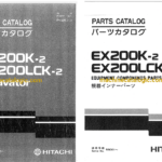 Hitachi EX200K-2,EX200LCK-2 Excavator Full Parts Catalog