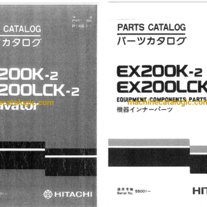 Hitachi EX200K-2,EX200LCK-2 Excavator Full Parts Catalog