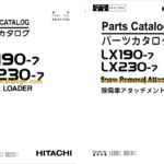 Hitachi LX190-7,LX230-7 Wheel Loader Full Parts Catalog