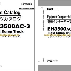 Hitachi EH3500AC-3 Rigid Dump Truck Full Parts and Engine Parts Catalog