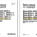 Hitachi ZX200,ZX200-E,ZX200LC,ZX200LC-E,ZX200-X,ZX200LC-X,ZX210H,ZX210LCHZX,210K,ZX210LCK Excavator Full Parts Catalog