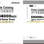 Hitachi EH4000AC2 Rigid Dump Truck Full Parts Catalog