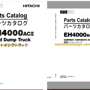 Hitachi EH4000AC2 Rigid Dump Truck Full Parts Catalog