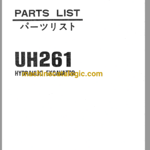 Hitachi UH261 Hydraulic Excavator Full Parts Catalog