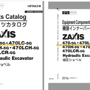 Hitachi ZX470LC-5G Hydraulic Excavator Full Parts Catalog