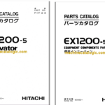 Hitachi EX1200-5 Excavator Full Parts Catalog