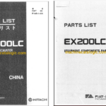 Hitachi EX200LC Hydraulic Excavator Full Parts Catalog