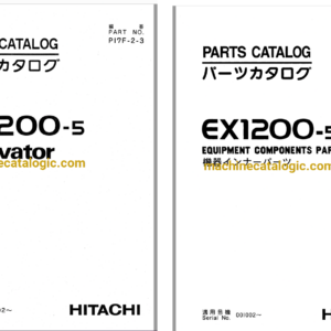 Hitachi EX1200-5 Excavator Full Parts Catalog