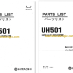 Hitachi UH501 Hydraulic Excavator Full Parts Catalog