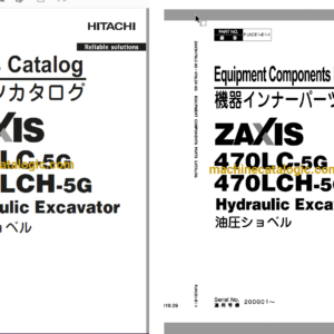 Hitachi ZX470LC-5G Series Hydraulic Excavator Full Parts Catalog