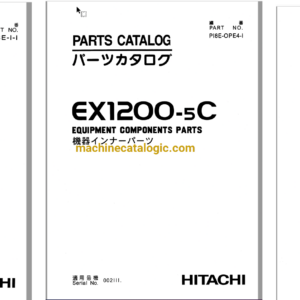 Hitachi EX1200-5C Excavator Full Parts Catalog